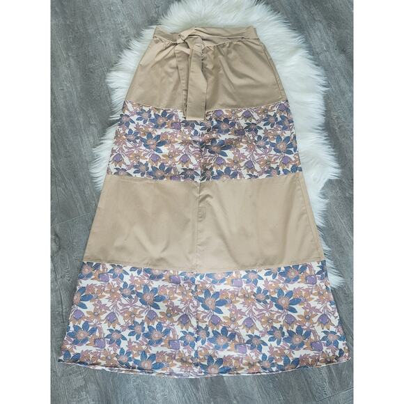 NWT Sachin & Babi Jacquard Tiered Maxi Skirt - Size 2 - Picture 5 of 6